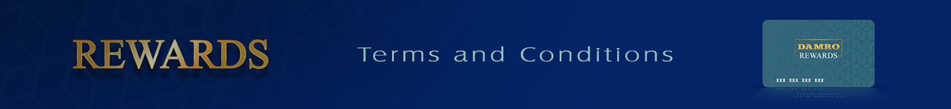 Terms & Conditions banner